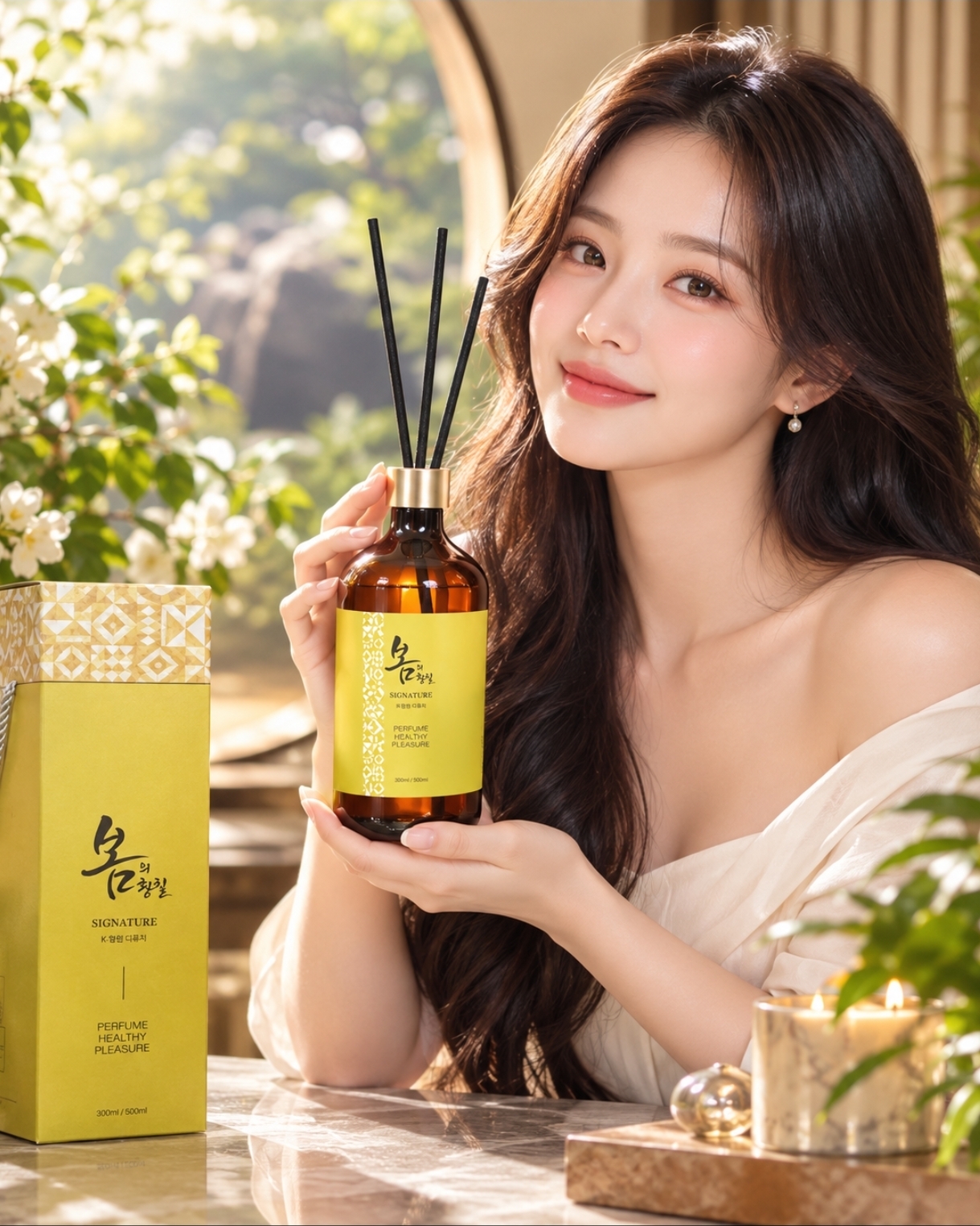 봄의황칠 편백.머스크 퍼품 가정용/300ml